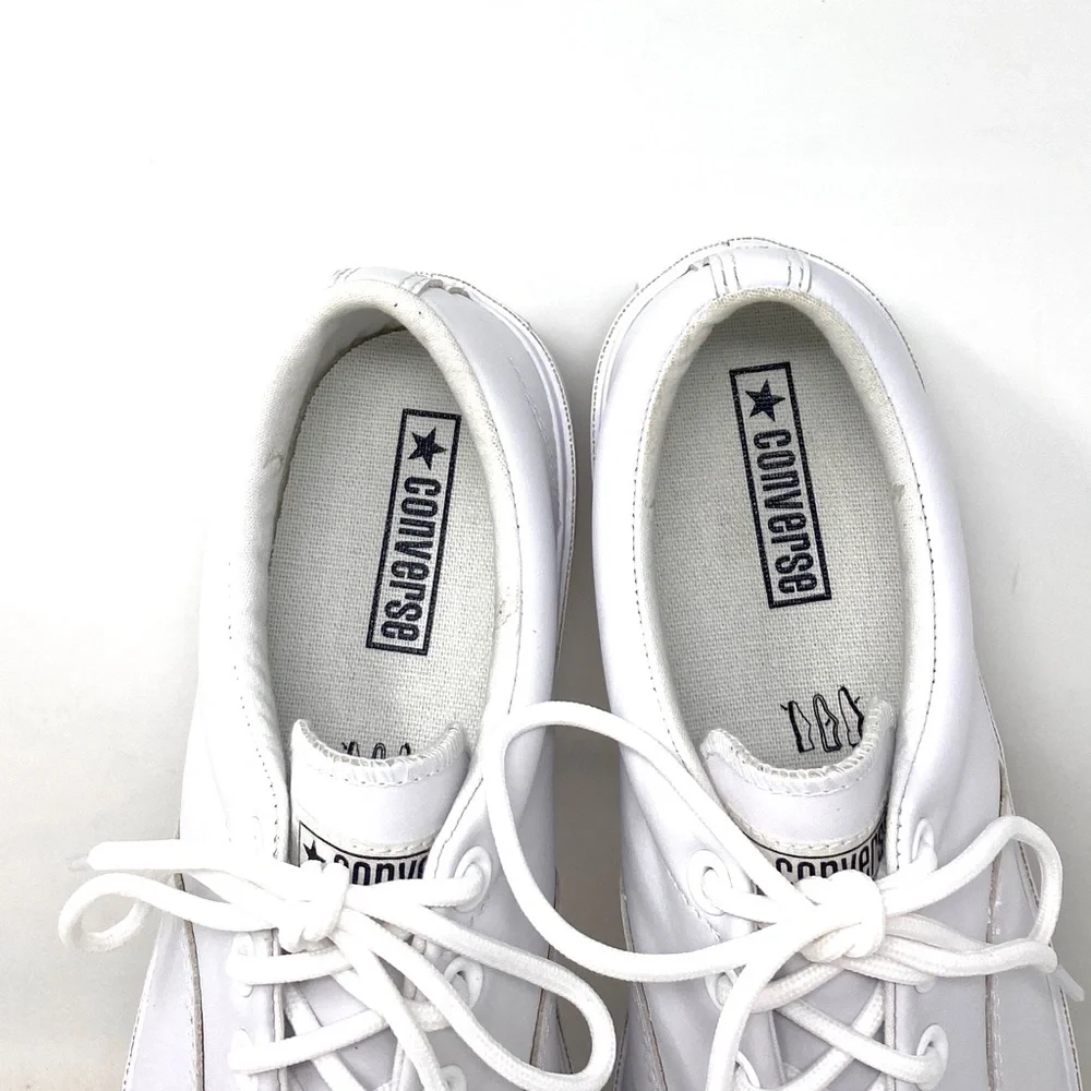 Converse SkidGrip Shoes Men's CVO OX White Leather Casual Size Sneakers 168913C - Picture 9 of 10